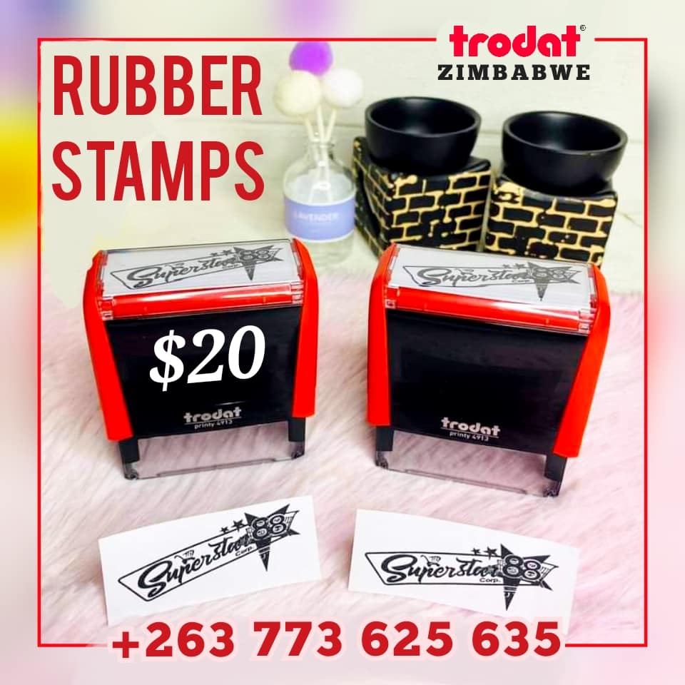 Rubber Stamps for Sale in Harare Bulawayo Zimbabwe